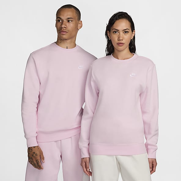 Nike club sweatshirt pink shop